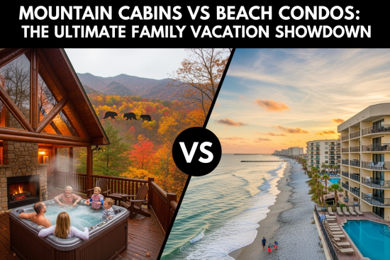 Image for Mountain Cabins vs Beach Condos: The Ultimate Family Vacation Showdown